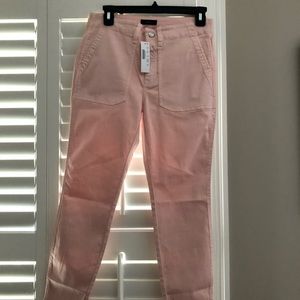Last Chance NWT J. Crew Light Pink Skinny Cargo Pants SZ: 6P